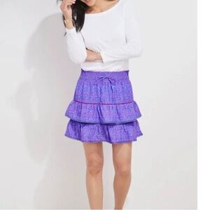 NWT Vineyard Vines Anegada Print Skirt bayside blue size S